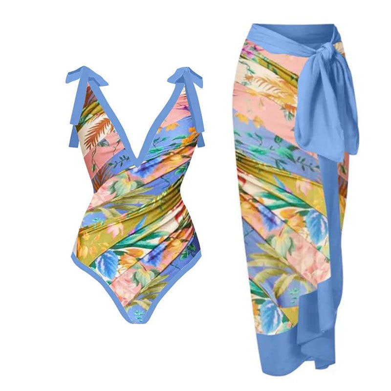 Maillot 1PC & Jupe longue