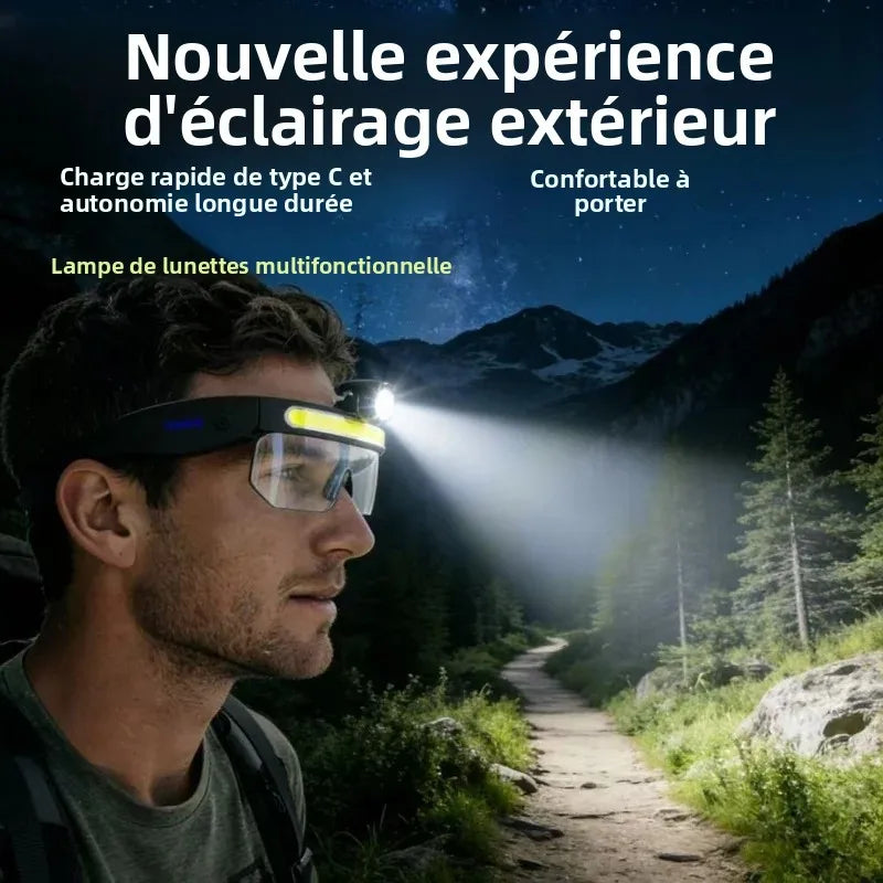 Lunettes de Protection avec LED Ultra Puissante