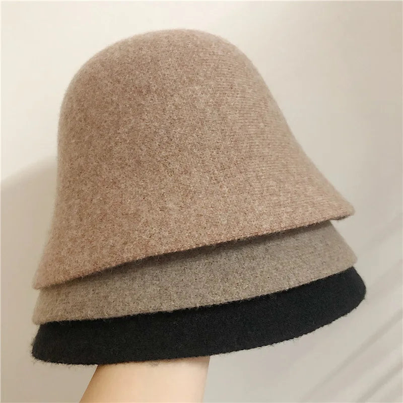 Chapeau Cloche Rétro en Laine