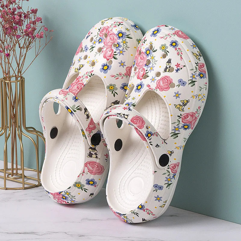 Sabot d'Été en EVA résistants à l'eau à Motif Floral