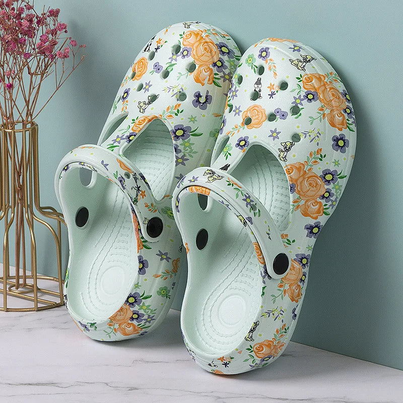 Sabot d'Été en EVA résistants à l'eau à Motif Floral