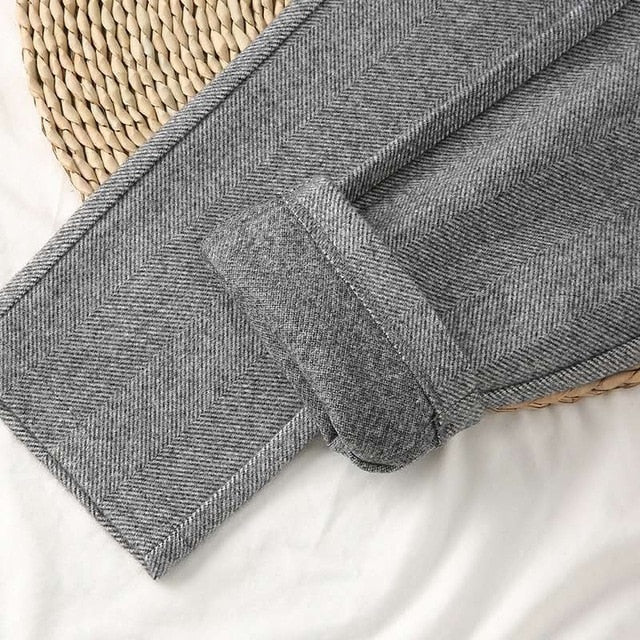 Dress wool trousers