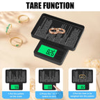 Mini Balance de Poche Rétro-Éclairée - 1KG MAX