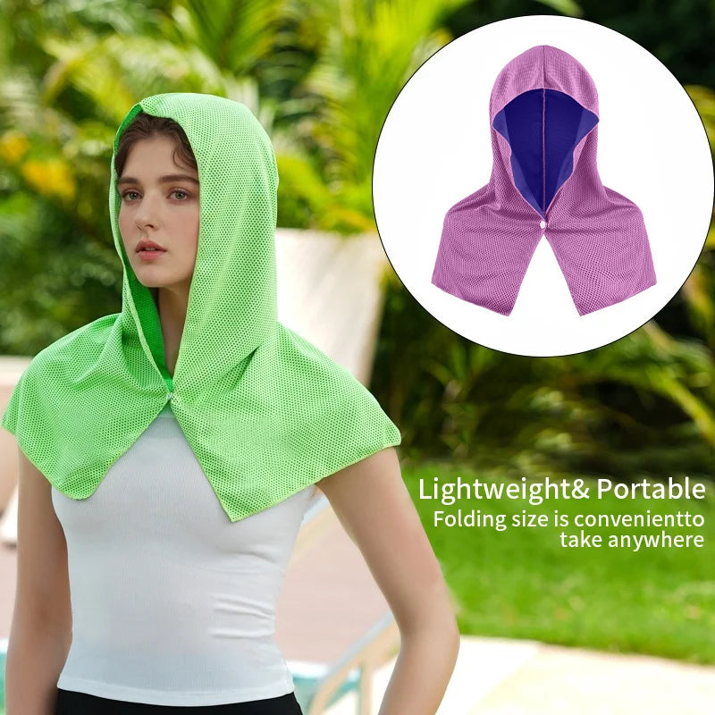 Serviette à Capuche 3 en 1 – Sèche, Anti-UV & Rafraîchissante
