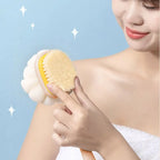 Brosse de douche 2 en 1 - Nettoie et Exfolie
