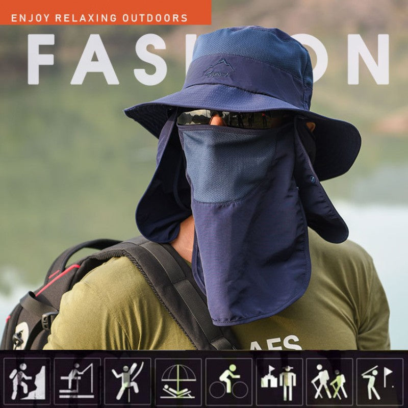Chapeau de randonnée Anti-UV - Protection intégrale