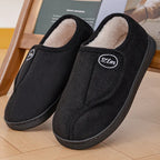 Pantoufles Chaudes à Large Velcro - Enfilage Facile