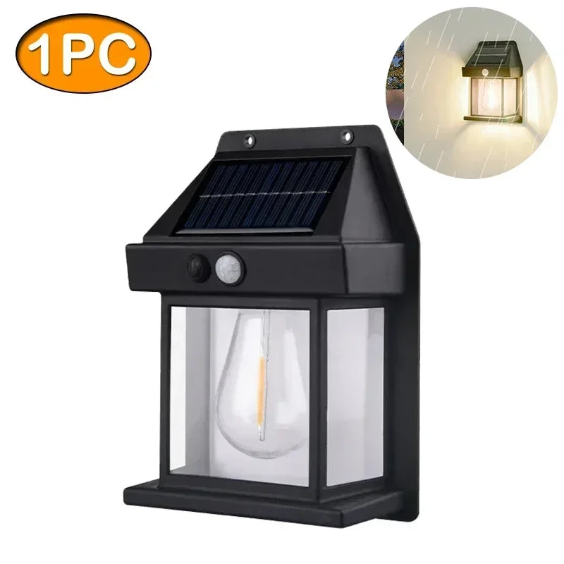 Lampe Solaire Extérieure à Détection auto 180°