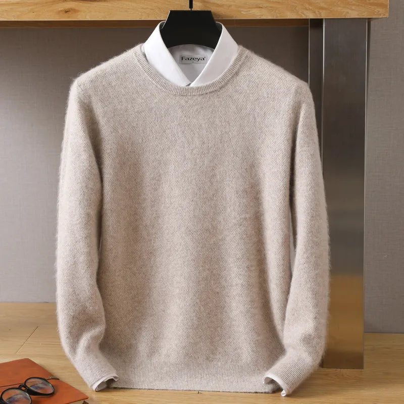 Pull long col roulé et maille moulinée - beige chiné - - 18.00 Pull long col roulé et maille moulinée - beige chiné - - 18.00