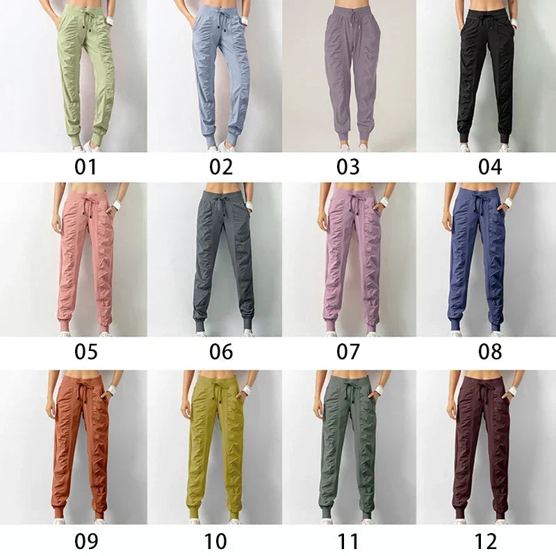 Pantalon de Jogging à Séchage Rapide et Cordon