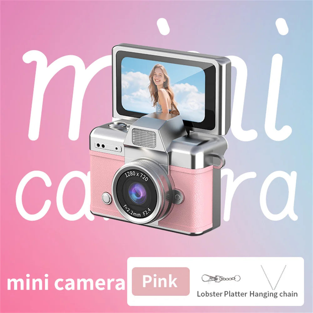 Mini Appareil Photo Rétro HD à Écran Pivotant + carte 64GB OFFERTE