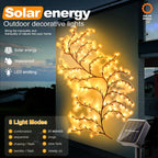 Arbre Lumineux Mural Solaire & Wateproof