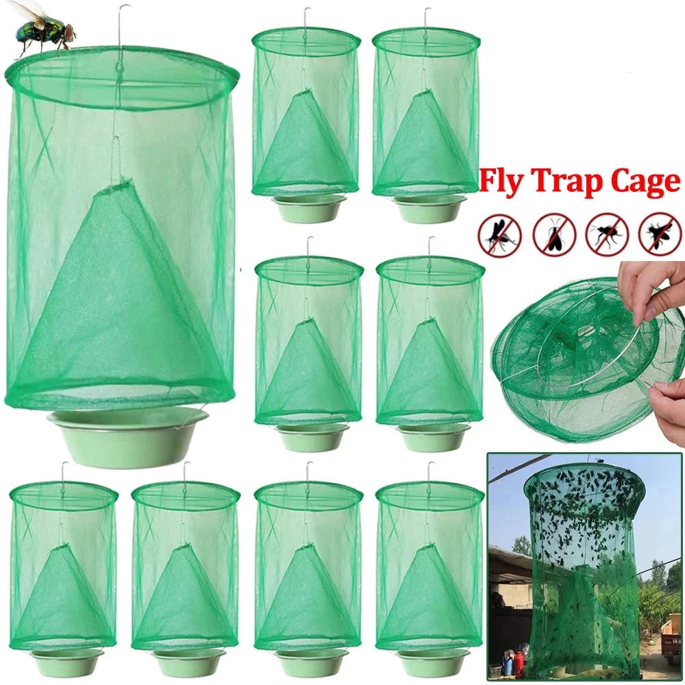 Lot de 4 pièges à mouches écologiques réutilisables