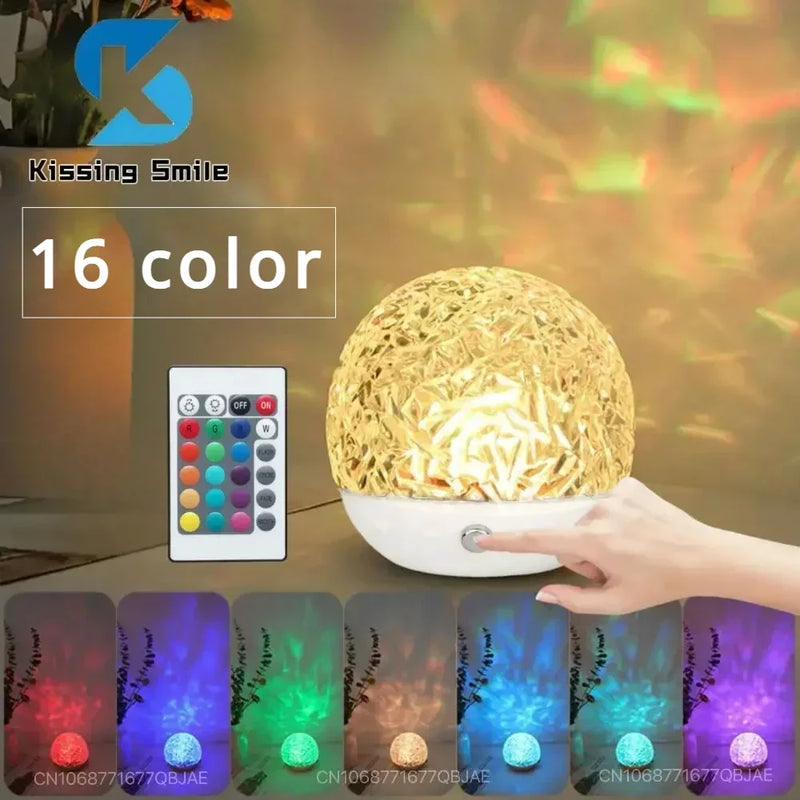 Boule Cristal LED Tactile – Éclairage Relaxant