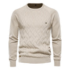 Pull Manches Longues et Col Rond torsadé - Hommes
