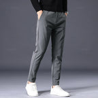 Pantalon élégant d'hiver avec doublure en polaire ultra-chaude pour Homme