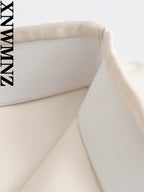 Jupe Midi en Satin taille haute légèrement évasée - 14 Couleurs