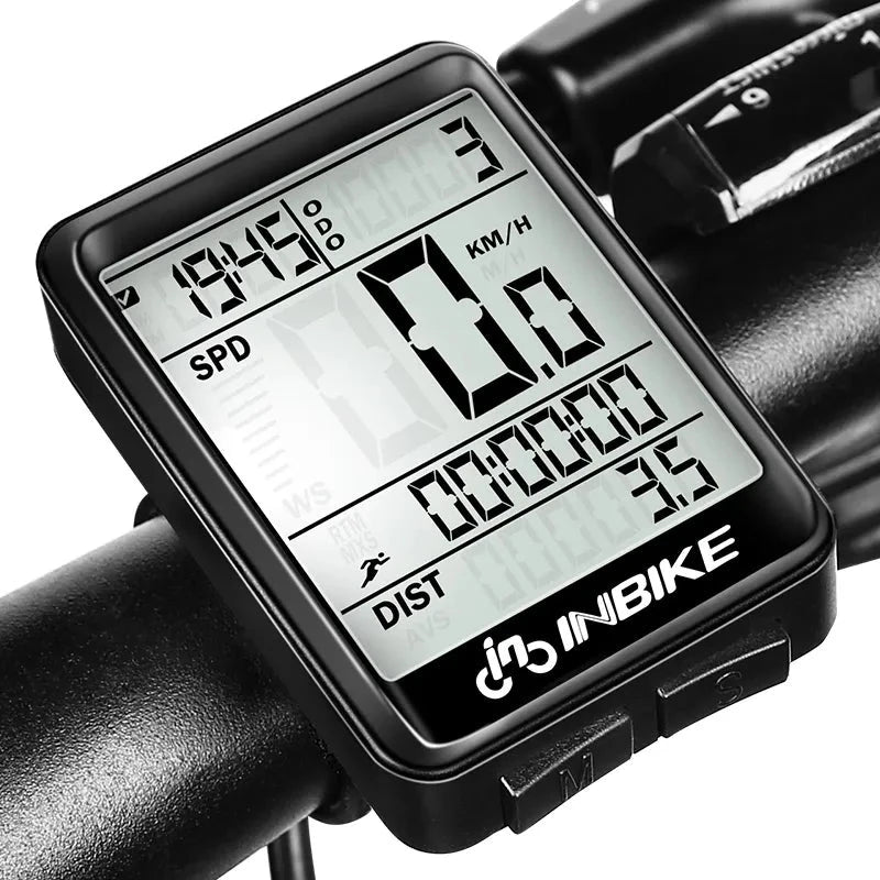 Ordinateur de vélo - Vitesse, Compteur, Chronomètre, Horloge...