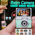 Mini Appareil Photo Rétro HD à Écran Pivotant + carte 64GB OFFERTE