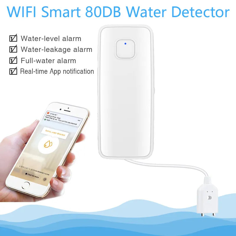 Capteur de fuite d'eau intelligent WiFi