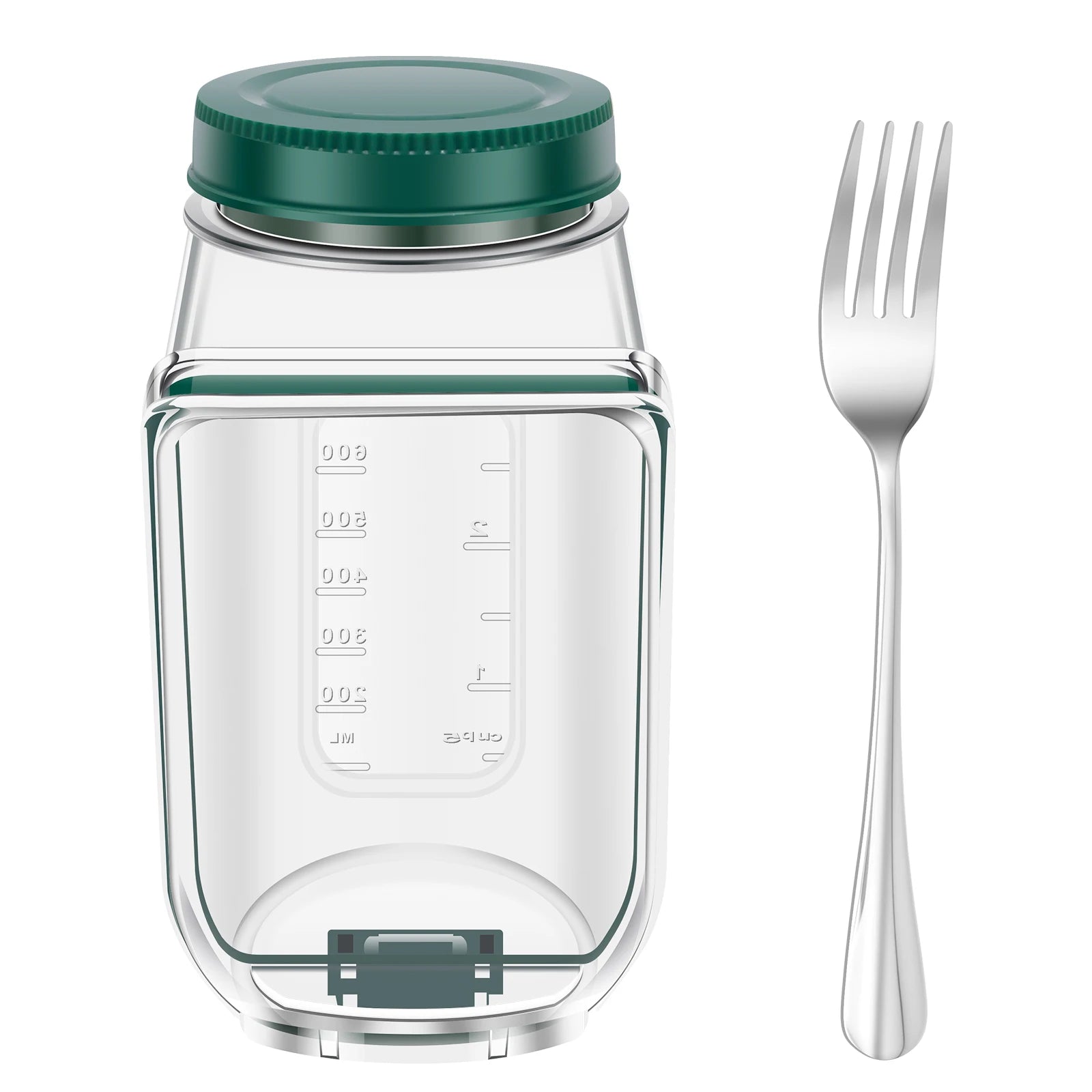 Boîte à Lunch Pratique pour Salade en Plastique