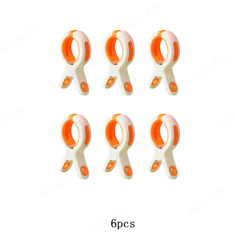 Lot de 6 Pinces multi-usage - Plage & Linge