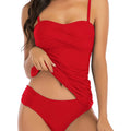 Maillot de Bain Débardeur à Bretelles Amovibles et Réglables