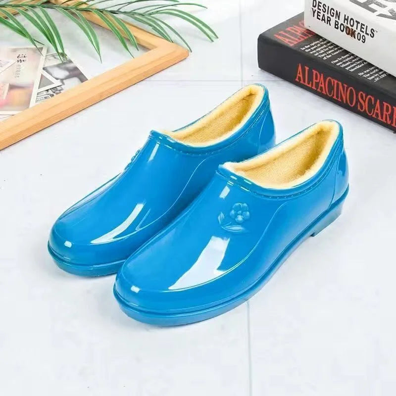 Mocassin de pluie imperméables et antidérapants - Femme