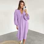 Robe ample décontractée manche ballon - Collection 2023