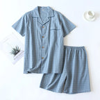 Ensemble Pyjama Japonais Léger Manches Courtes
