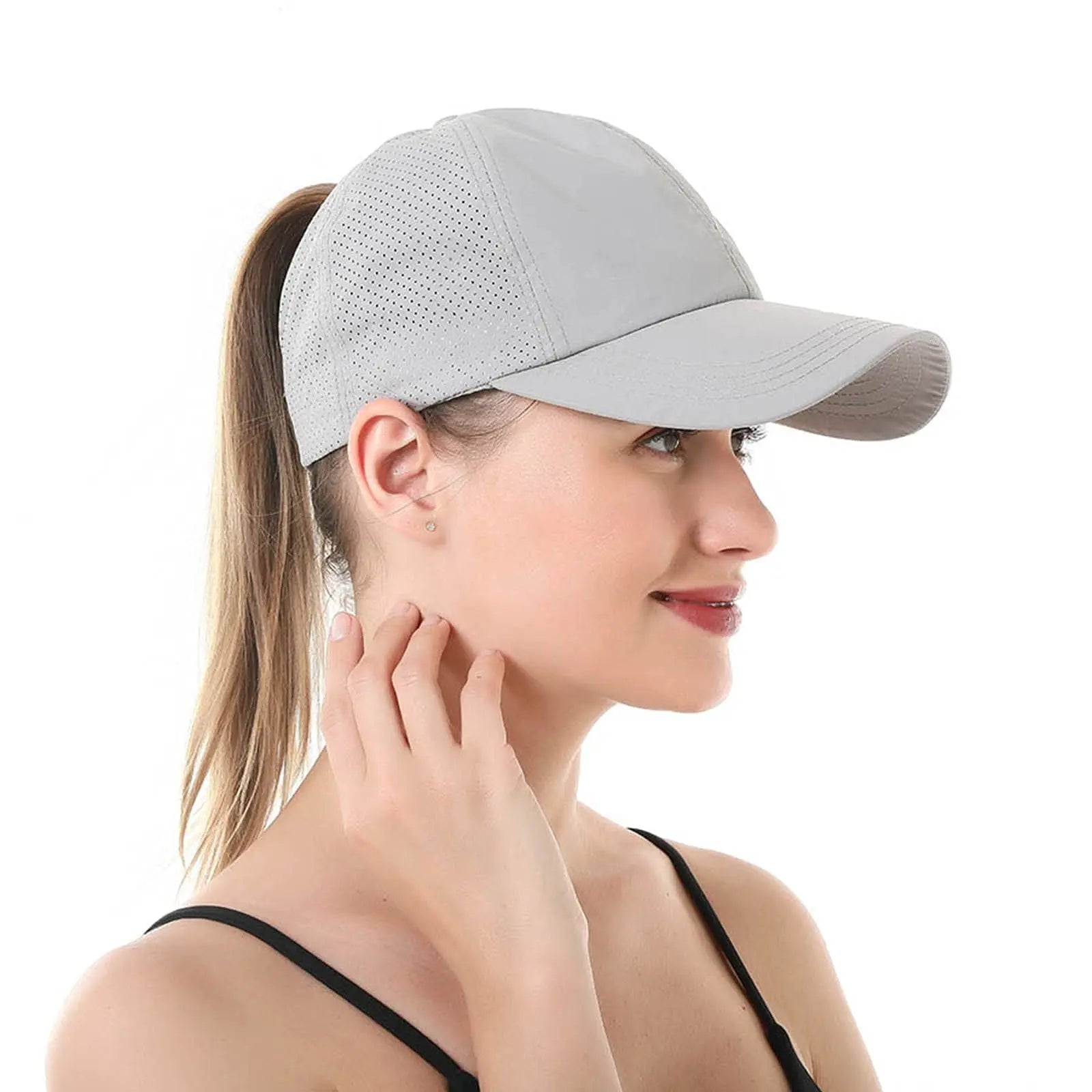 Casquettes respirante Queue de Cheval pour Femme