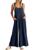 Combinaison pantalon ample à bouton et poches - Collection 2023