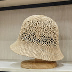 Chapeau de plage en osier tressé