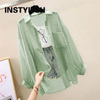 Chemise en mousseline de soie Femme