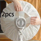 Lot de 2 Housses Anti-Poussière pour Ventilateur – Protections Universelles, Lavables et Réutilisables