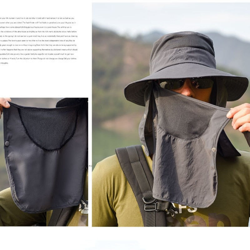 Chapeau de randonnée Anti-UV - Protection intégrale