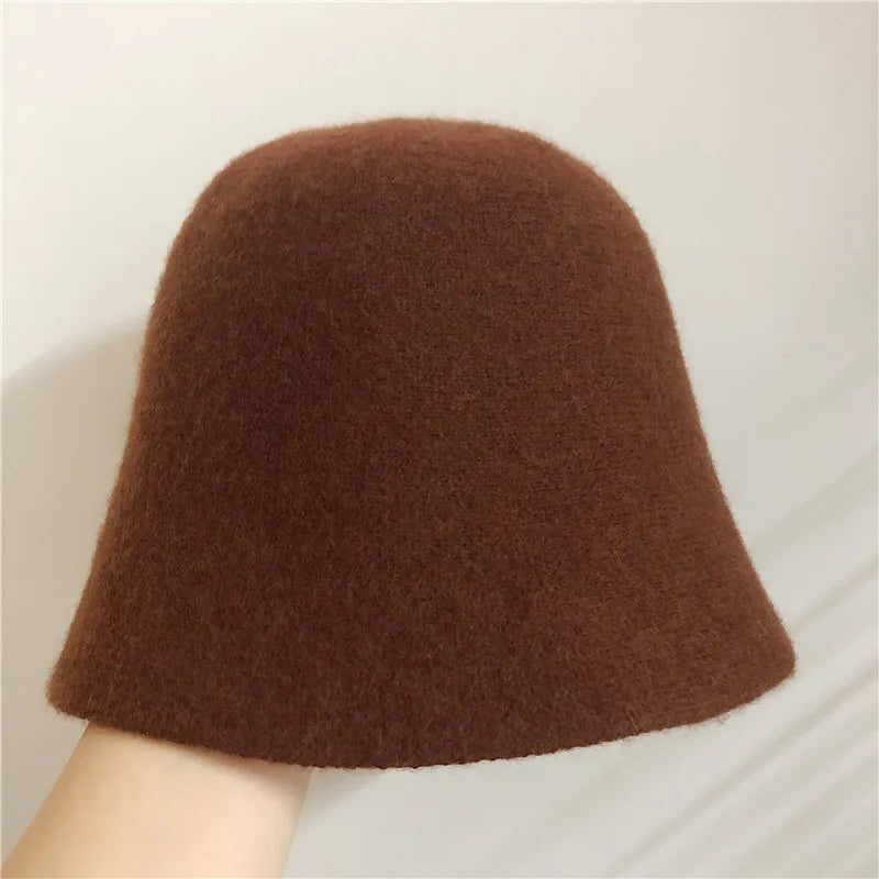 Chapeau Cloche Rétro en Laine