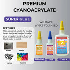 Colle Cayanocarylate SUPERGLUE Instantanée - 1 ACHETÉE = 1 OFFERTE
