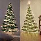 Guirlande Lumineuse Sapin Artificiel - Créer votre Arbre de Noël Mural