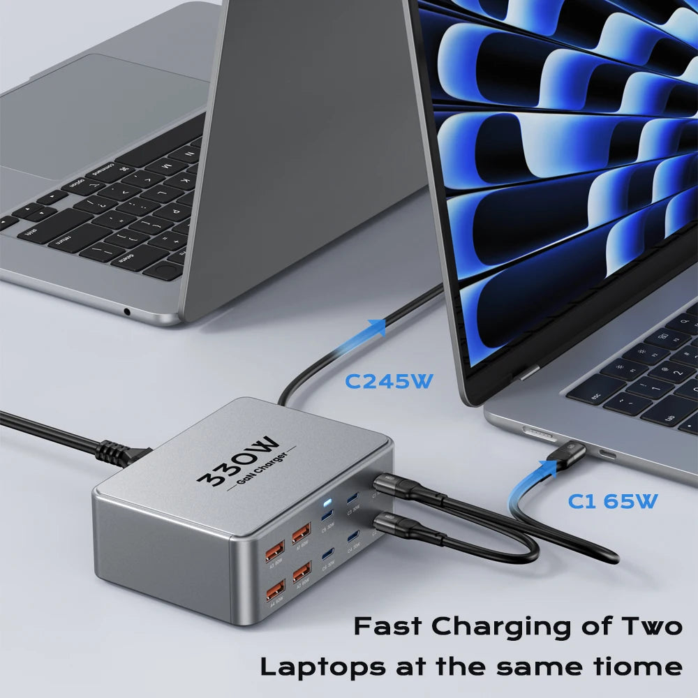 Station de Charge Ultra-Puissante 10-en-1 – 330W