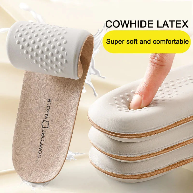 Semelles intérieures en cuir Latex