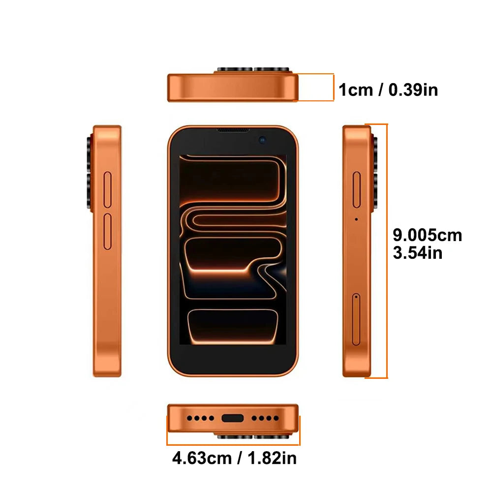 Mini Smartphone SOYES XS18 Pro – Écran Tactile 3", Face ID, Android 9.0, Double SIM, 2 Go RAM + 16 Go, WiFi & Bluetooth