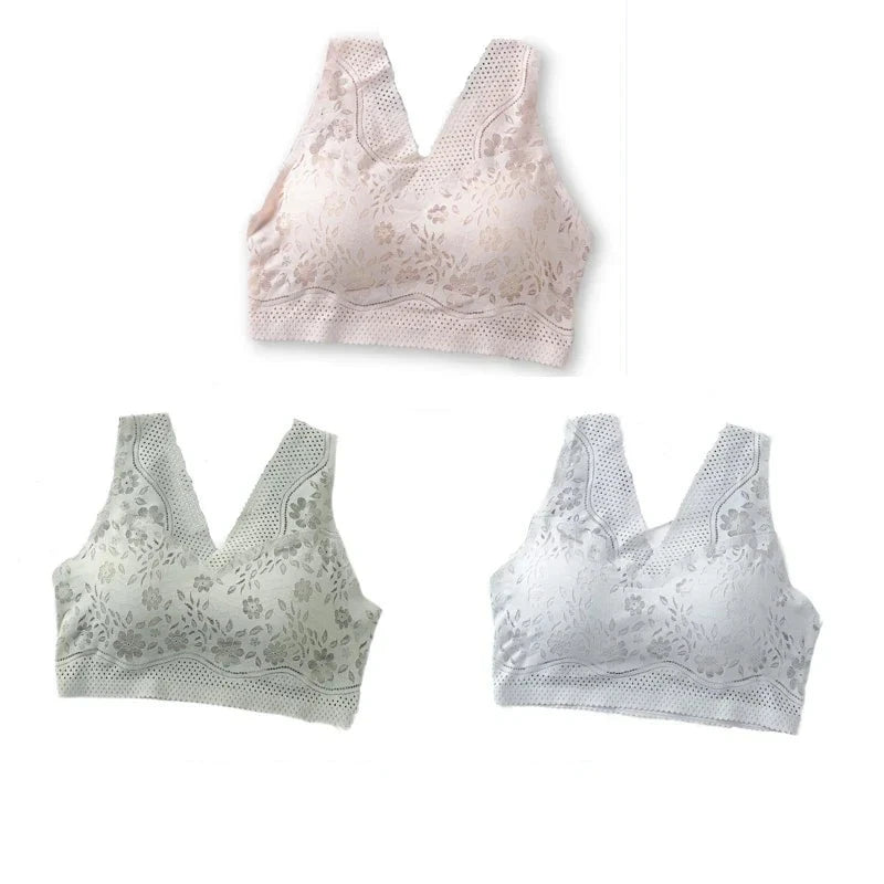 Lot de 3 Soutiens-Gorge Sans Coutures Excellent Soutien