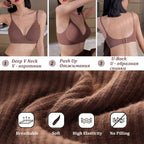 Soutien-gorge en Coton côtelé sans couture et sans armature