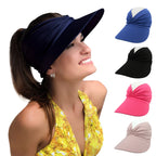 Visière Plage Femme Anti-UV Large Bord