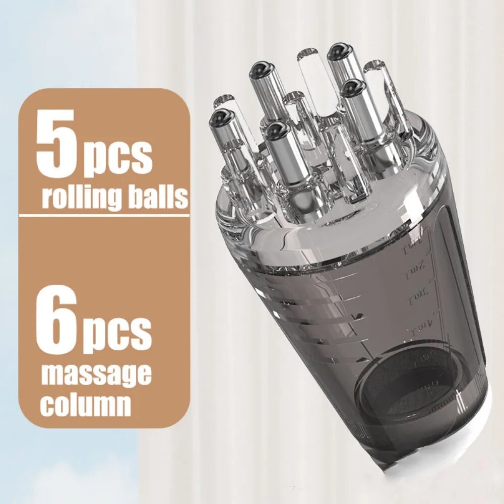 Lot de 2 Mini applicateur d'huile de massage pour Cuir chevelu
