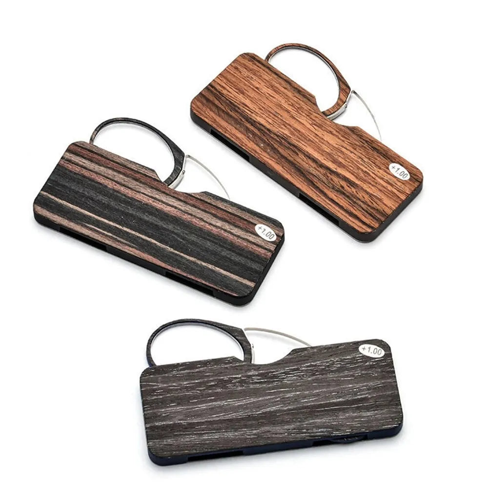 2x Lunettes de lecture portable sans branches avec étui SLIM