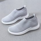 Chaussures Slip-On Sans Lacets Respirantes Femme Mi-Saison