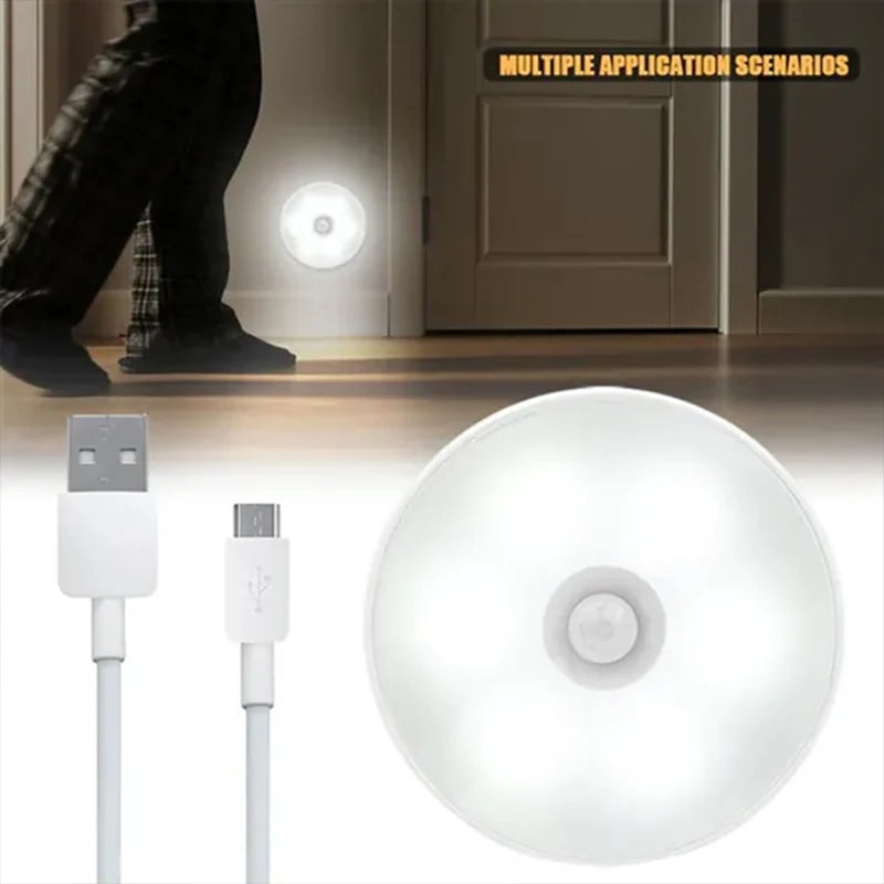 6x Spots LED Sans Fil à Capteur de Mouvement Faciles à installer