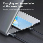 Pack de 2 cables USB Type C tressés 2M - Transfert de données et chargement Rapide